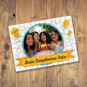 Puzzle compleanno palloncini