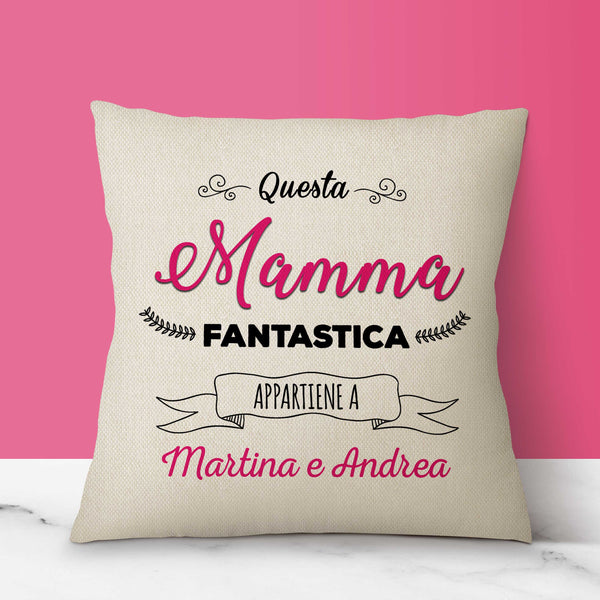 Cuscino Questo Mamma fantastica appartiene a – EMISFERO Shop